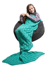 Mermaid Tail Blanket - Aquamarine