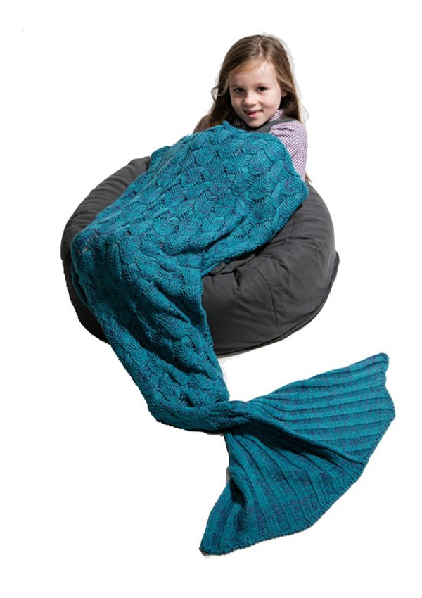Mermaid Tail Blanket-Sea Green